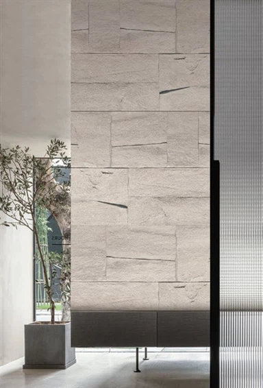 Azulejo flexible de piedra de hongo oblicua para interior y exterior