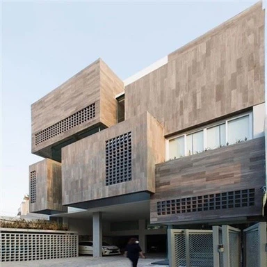 Paneles de techo de madera